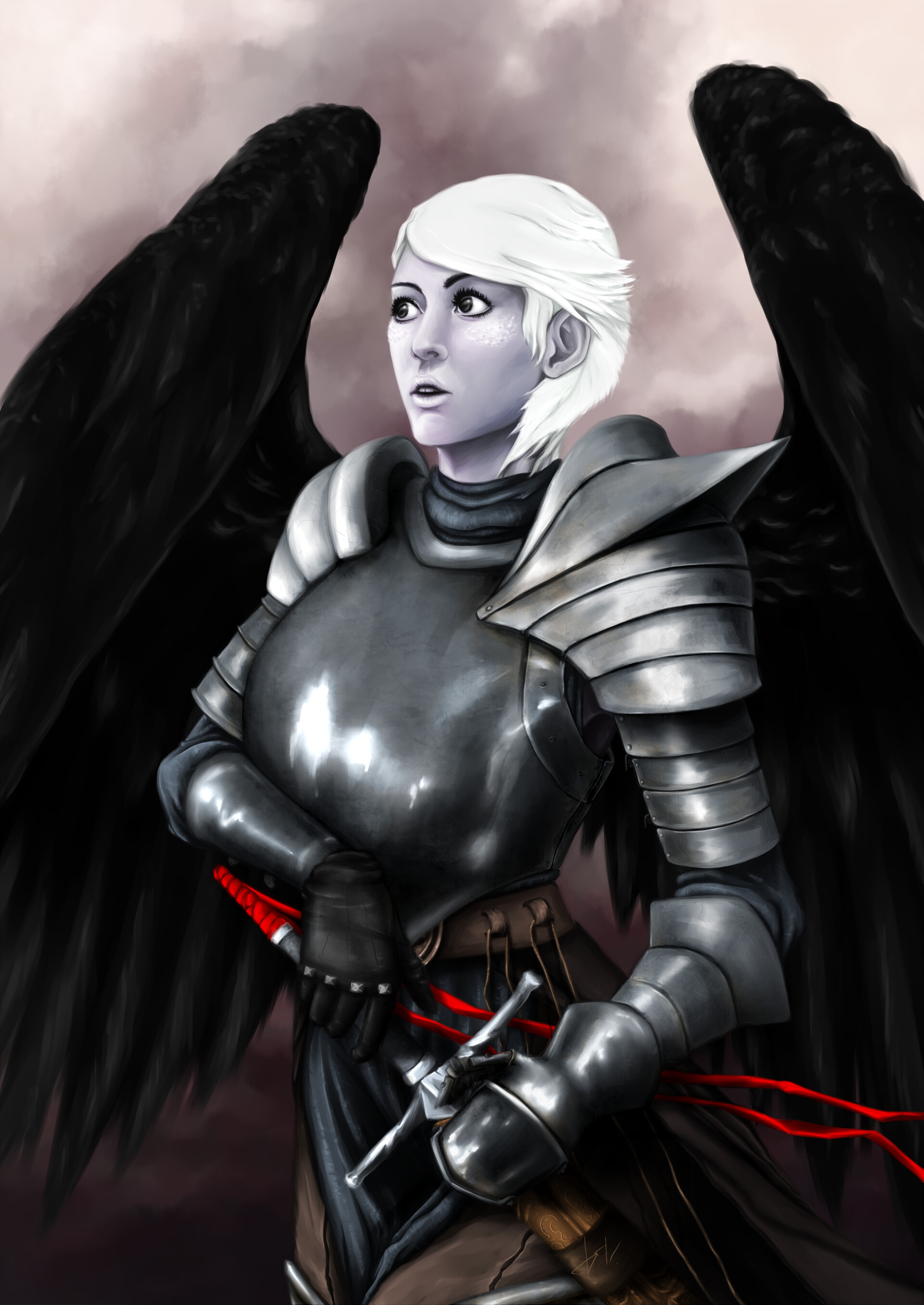 And theugh it is said that her wings have grown dark with the passing of ye...