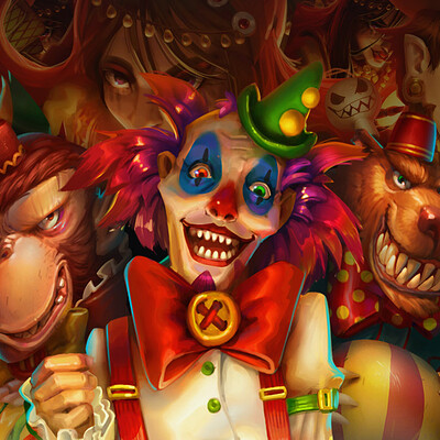 Inkration studio sinister circus behance cover3