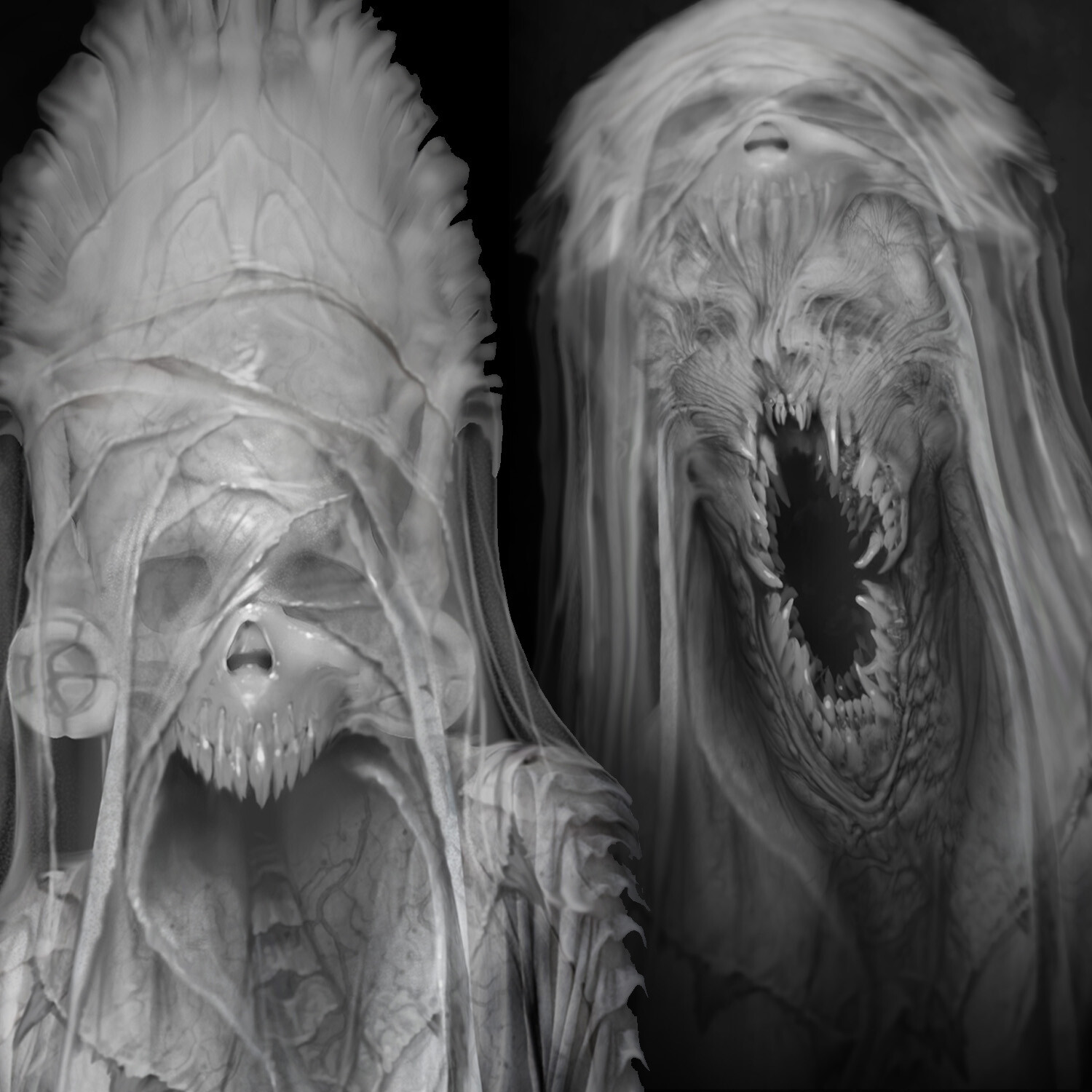 Artstation Santa Muerte Mouth Reveal Mauricio Ruiz Design