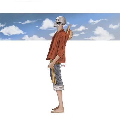 ArtStation - Desenhando Luffy - One Piece -Gear Four -Bound Man