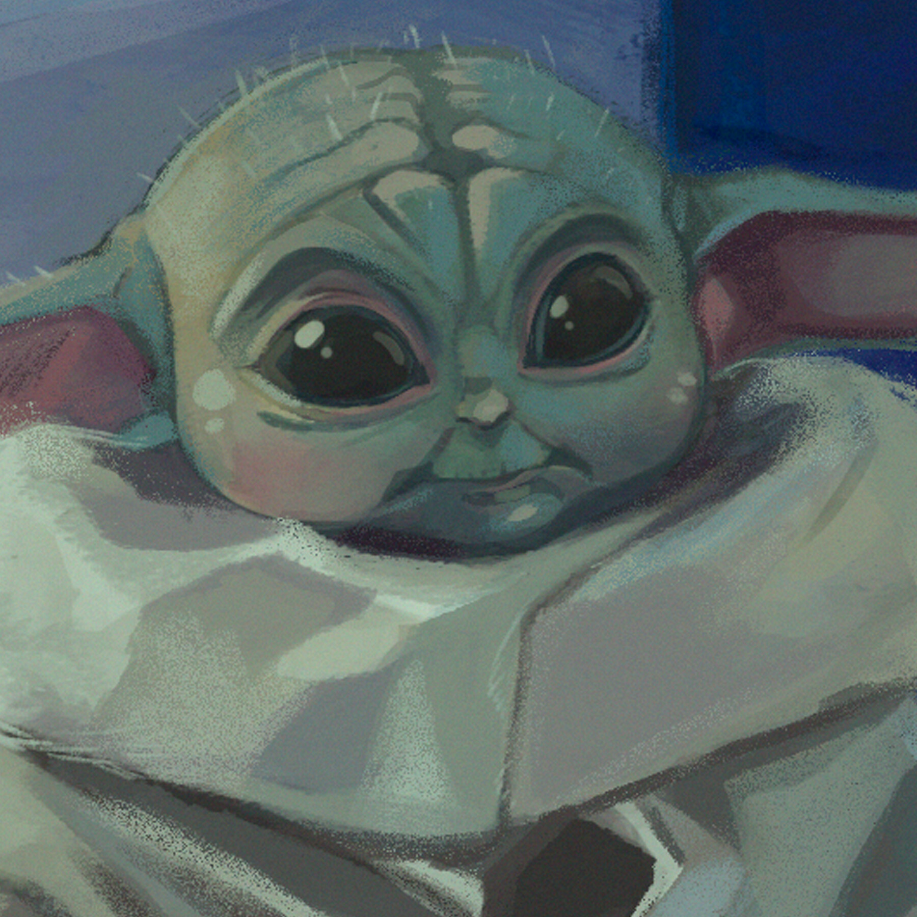 Baby Yoda drawing - Art Therapy - Drawings & Illustration, Fantasy &  Mythology, Space Fiction, Aliens - ArtPal