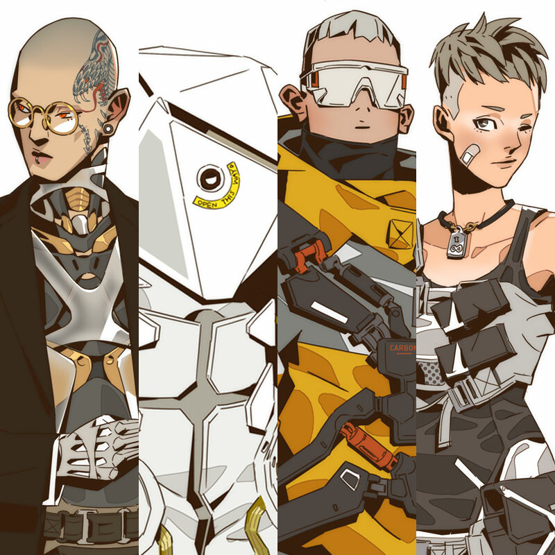 ArtStation - Death Stranding inspired characters