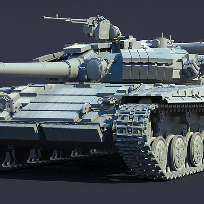 Ryzhkov 3d models t 64 bv tank 00