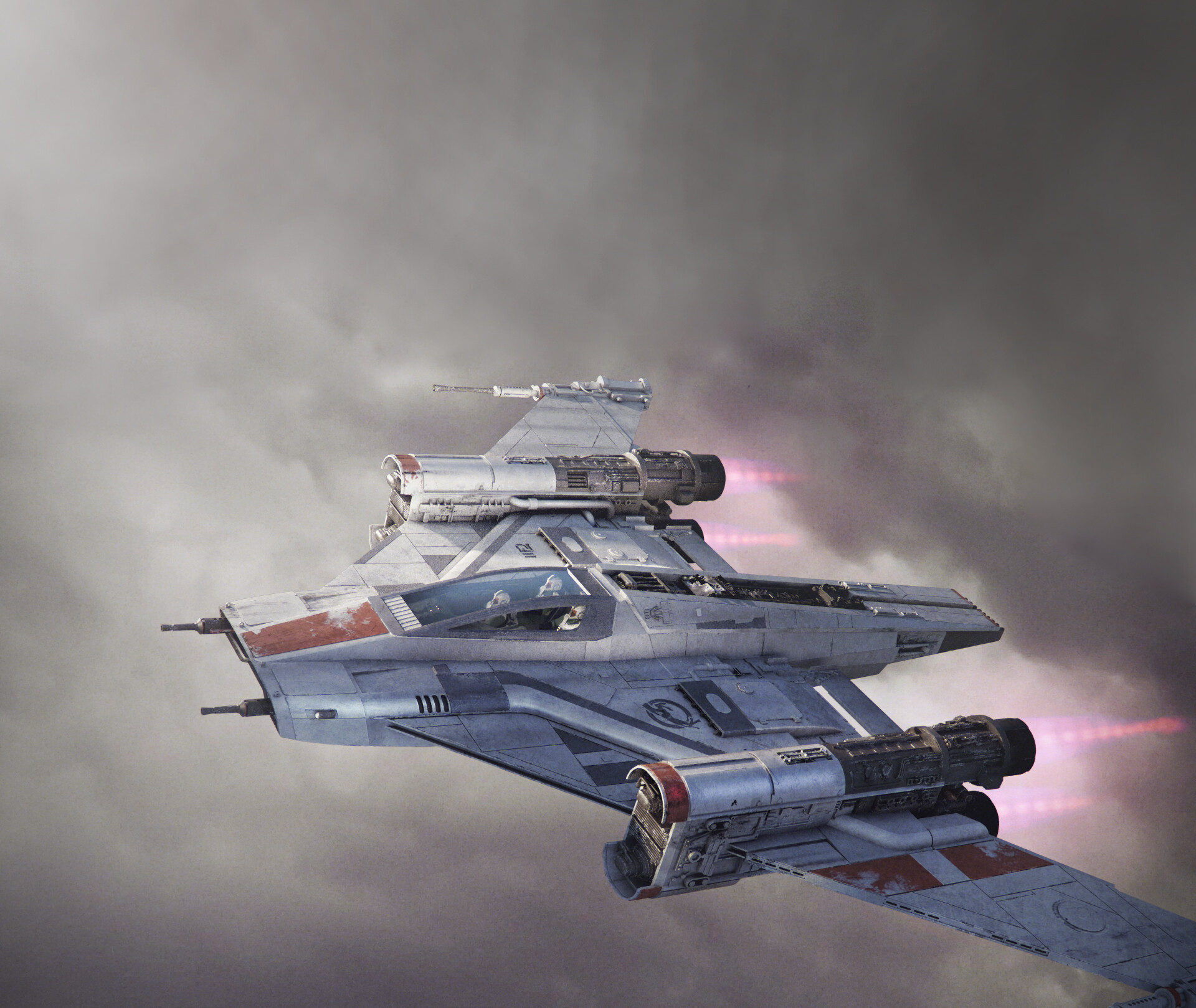 Angelos Karderinis - Tri-Wing S91X Pegasus Starfighter Redesigned