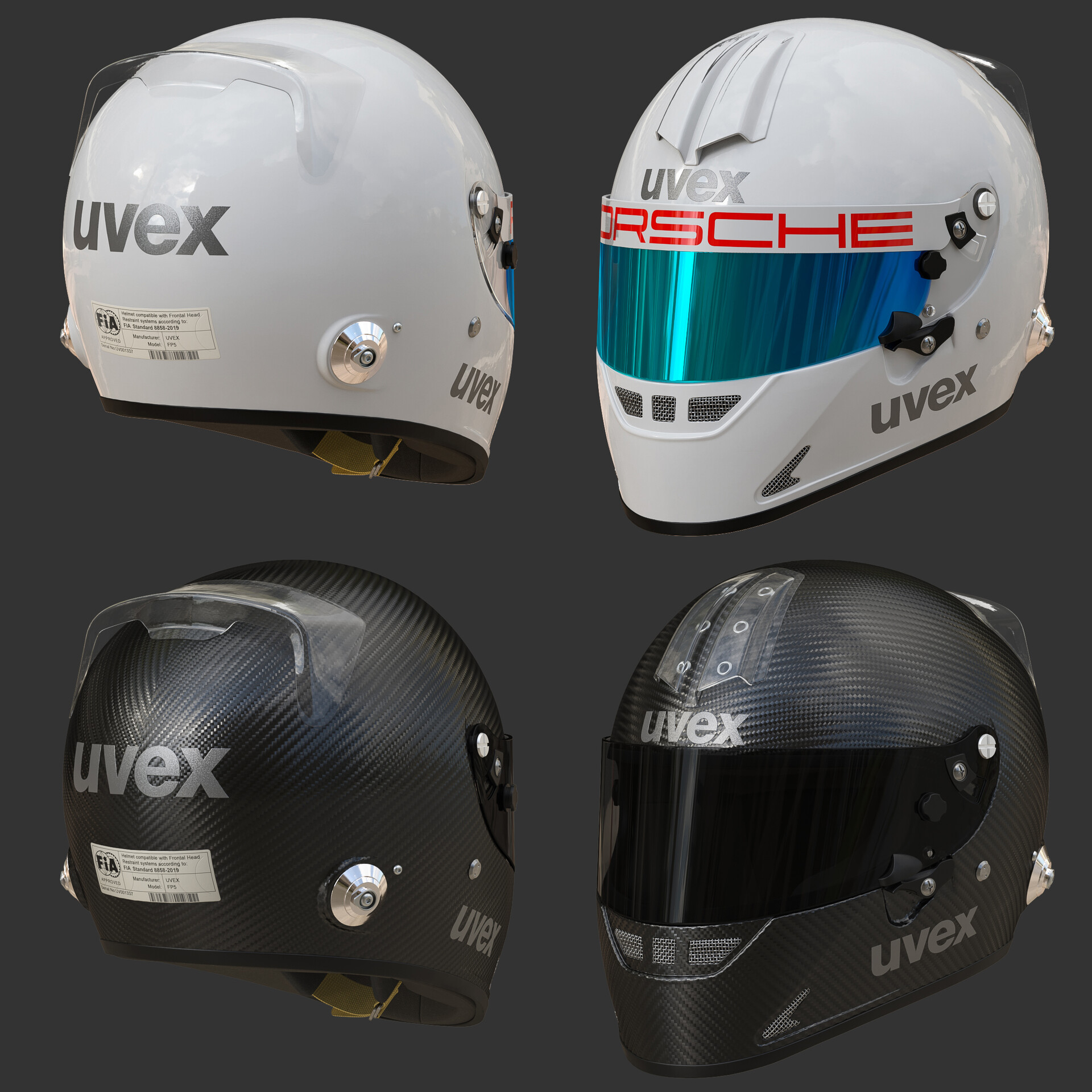 ArtStation - Helmet UVEX FP5