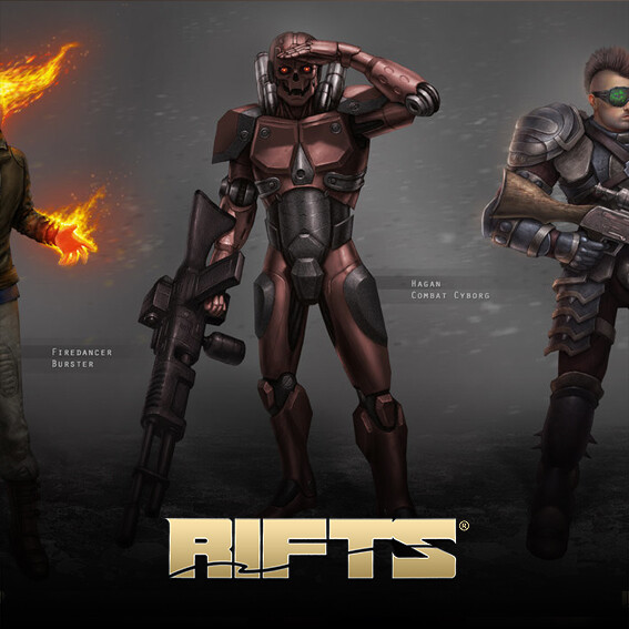 Artstation Savage Rifts Character Designs Set 1 And 2