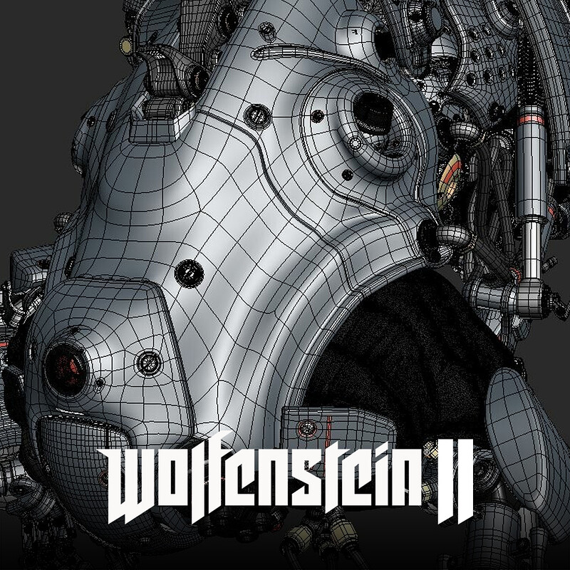 Wolfenstein: New Colossus -Laserhund - Wireframes