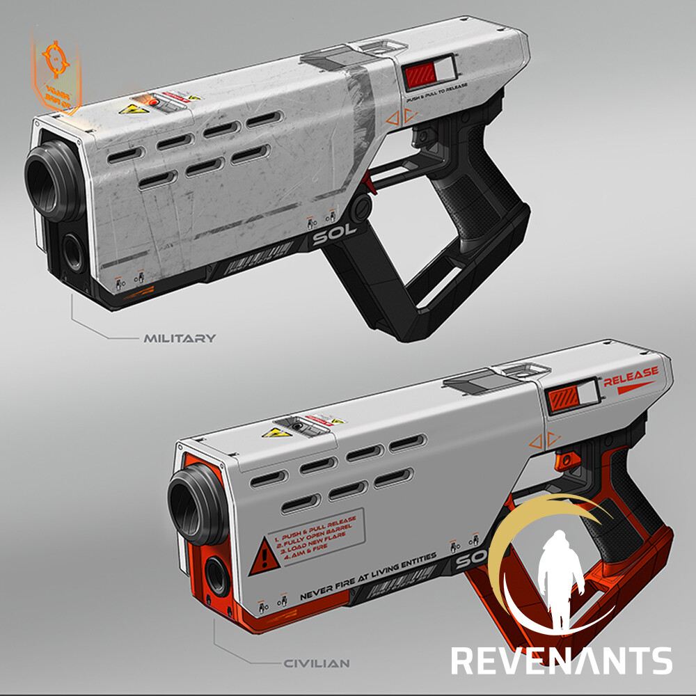 Revenants Flare Gun Concept Art