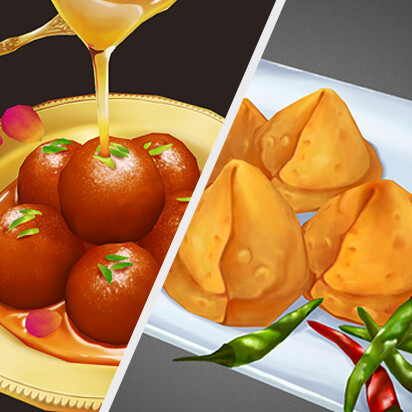 Hand Painted Food