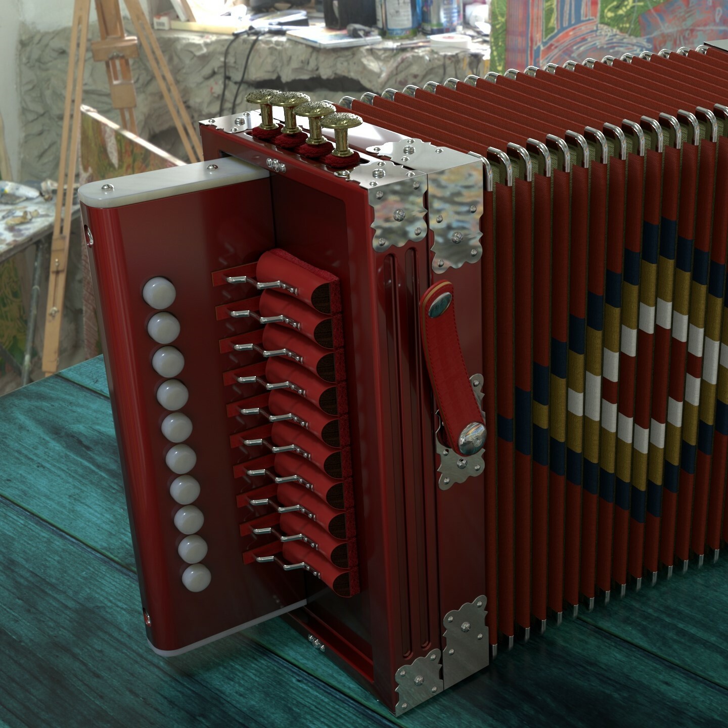 ArtStation Gabbanelli King Cajun Accordion Zydeco