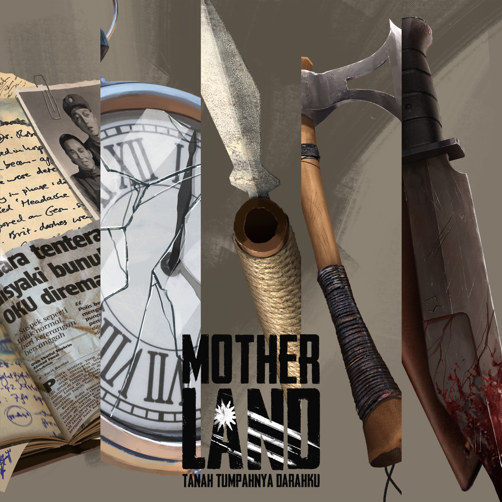 Artstation Motherland Props Reuel Tan