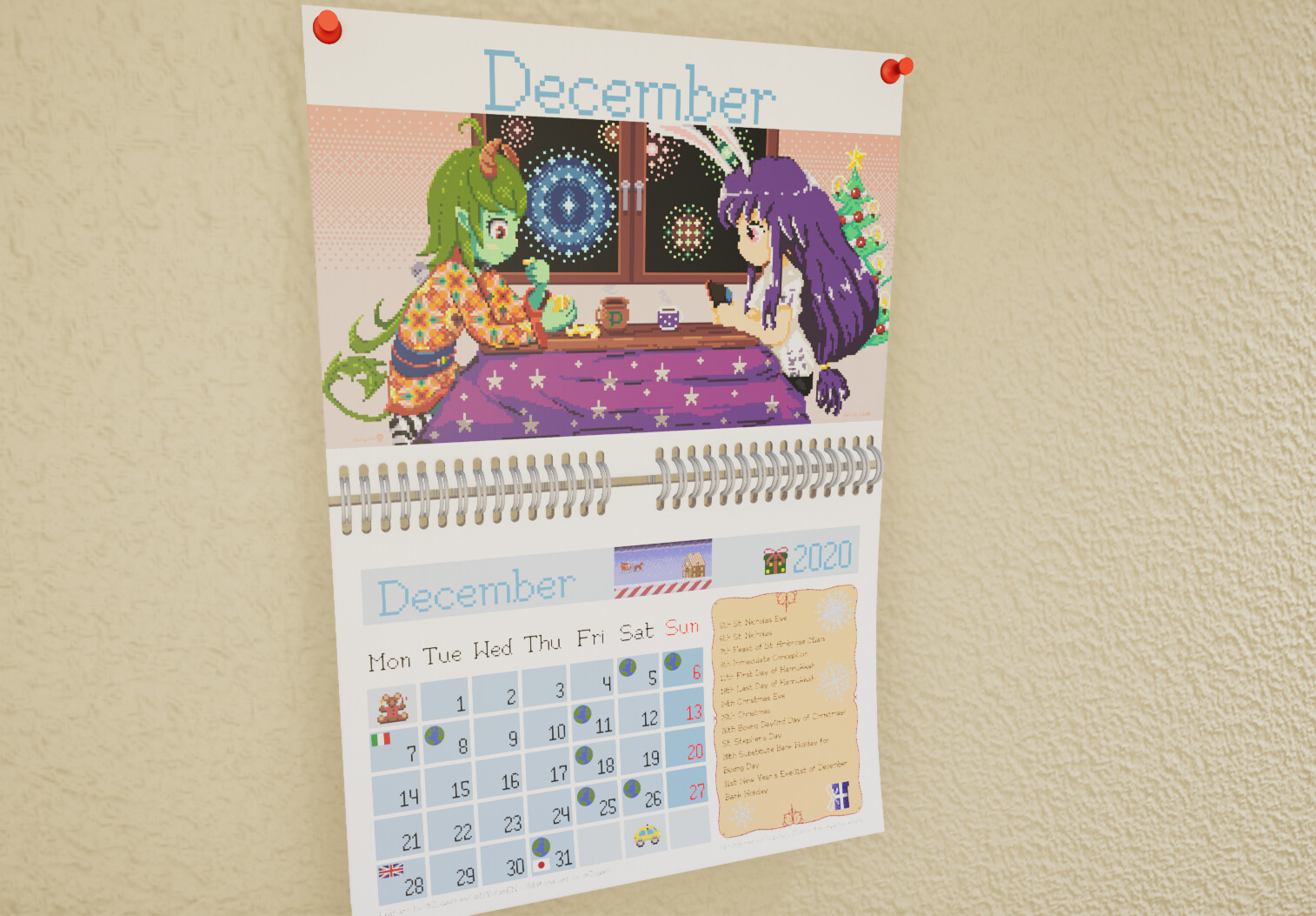 ArtStation Indie Calendar 2020