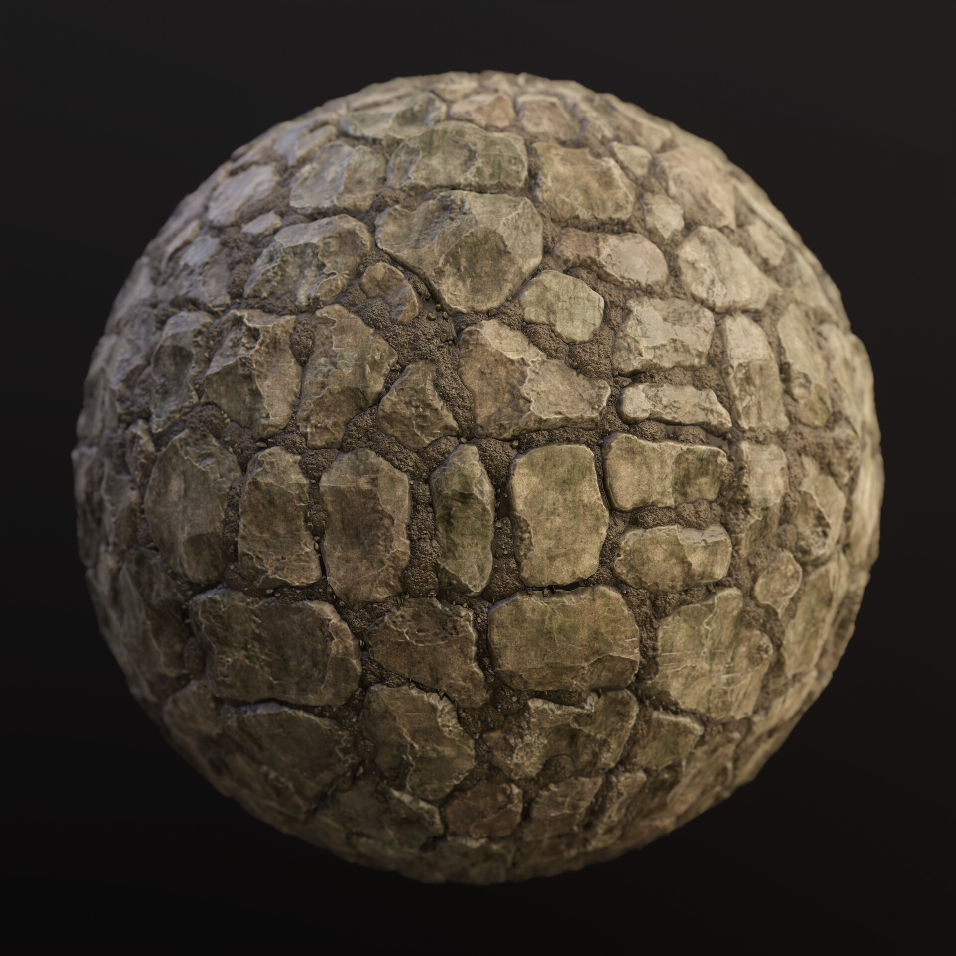 ArtStation - Stone Mortar Wall