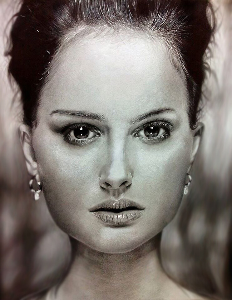 ArtStation - Nathalie portman drawing