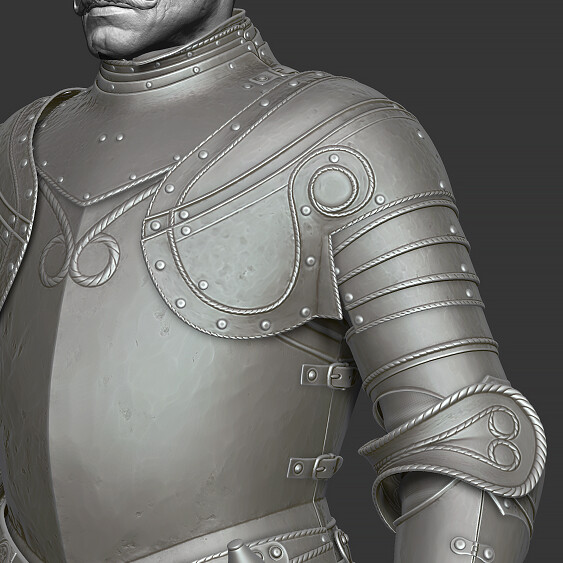 armor knight zbrush