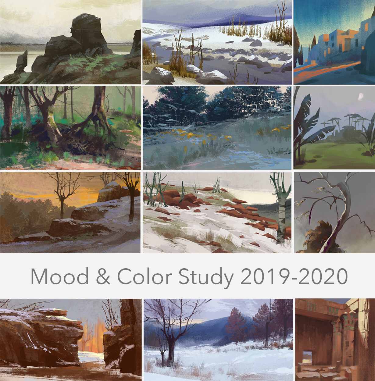 ArtStation - Mood & Color Study 2019-2020