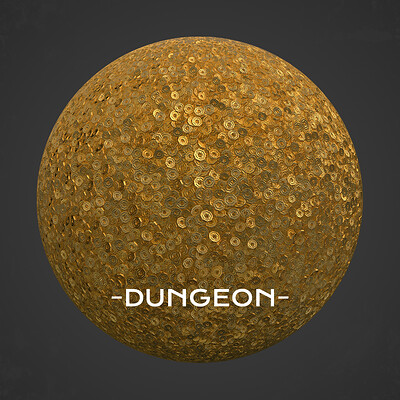 -DUNGEON- Сoins 01 Material and Sculpt
