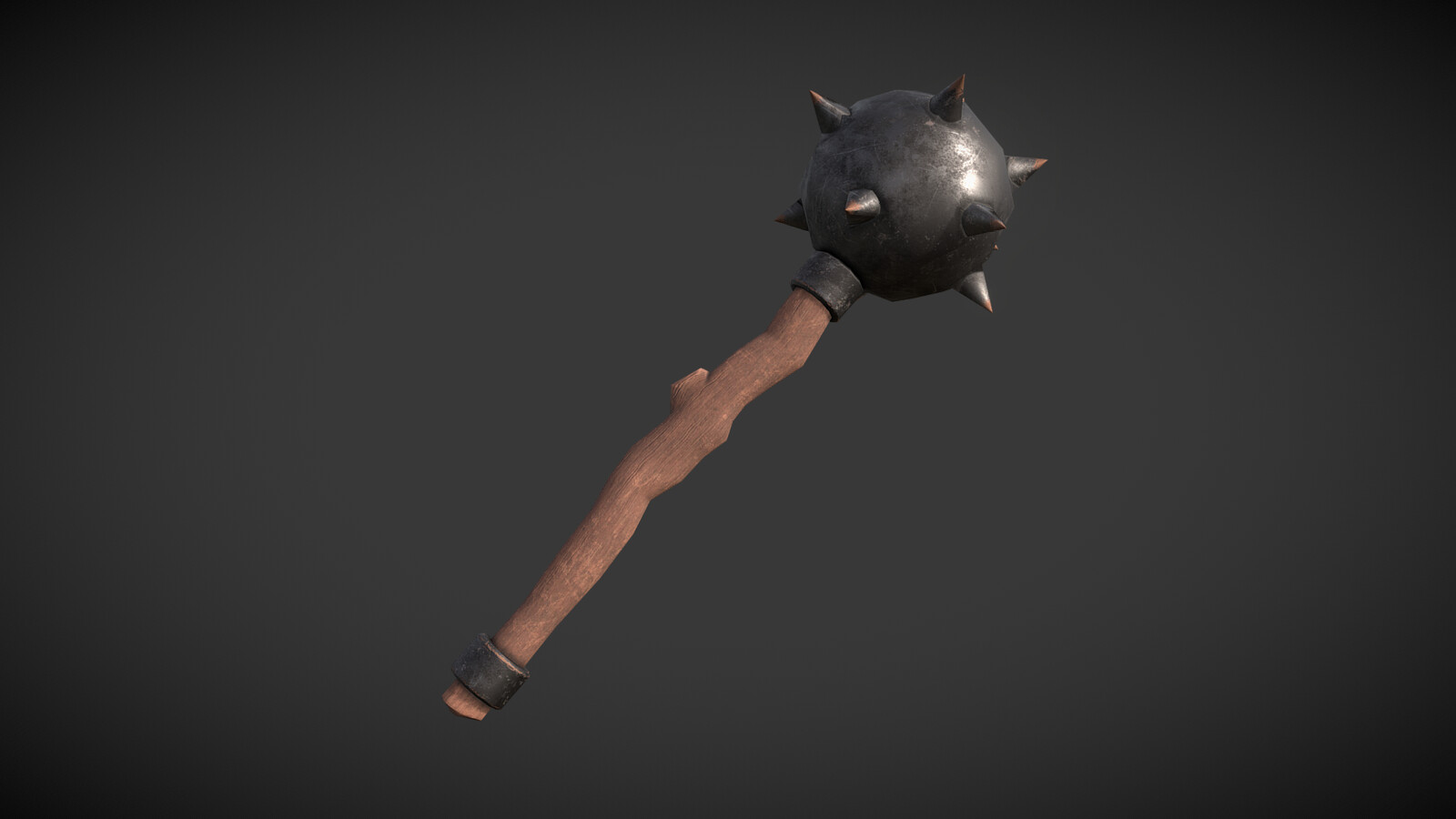 Rusted Mace - Fantasy Weapon