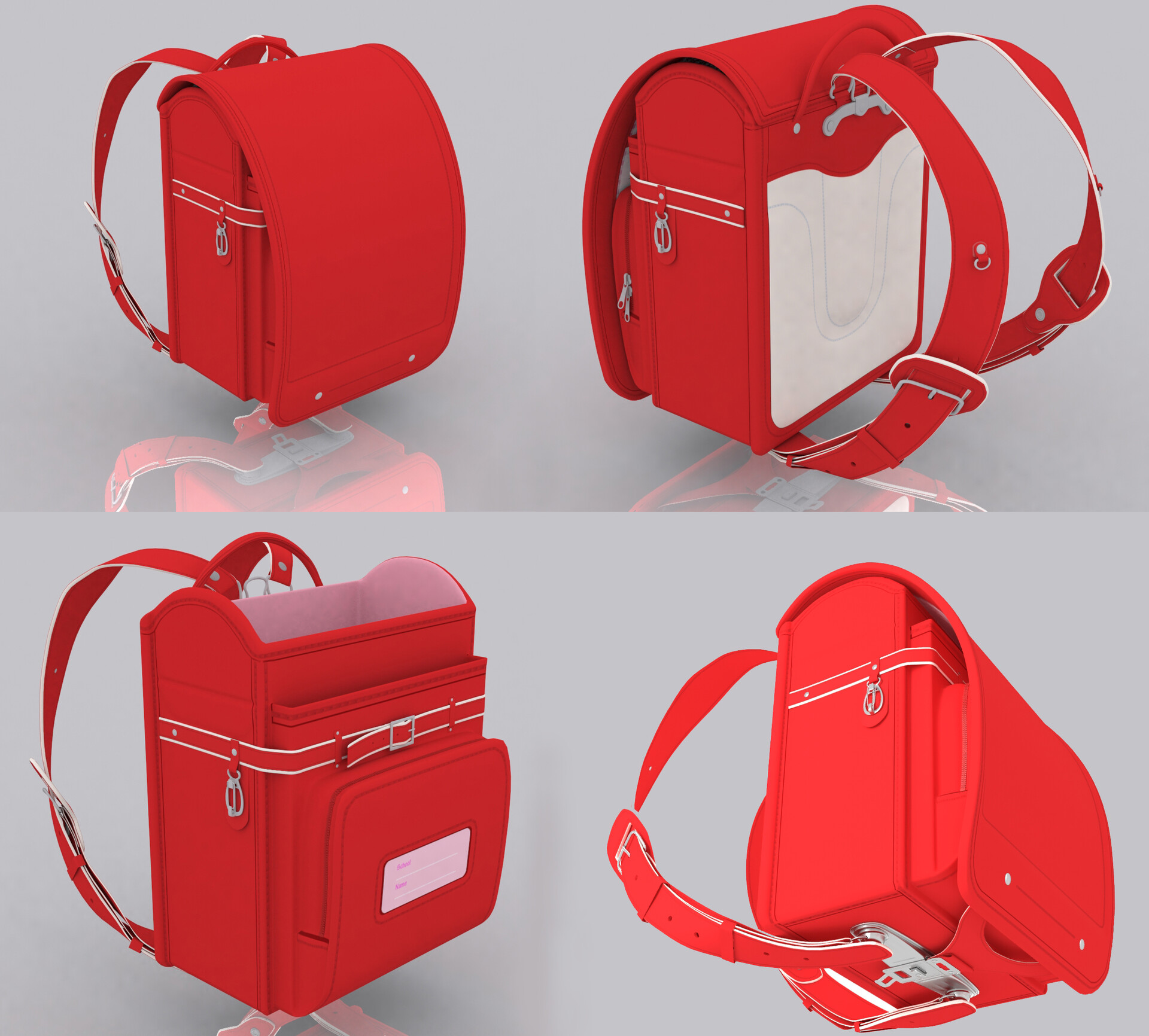 ArtStation Handoseru Japanese School Bag