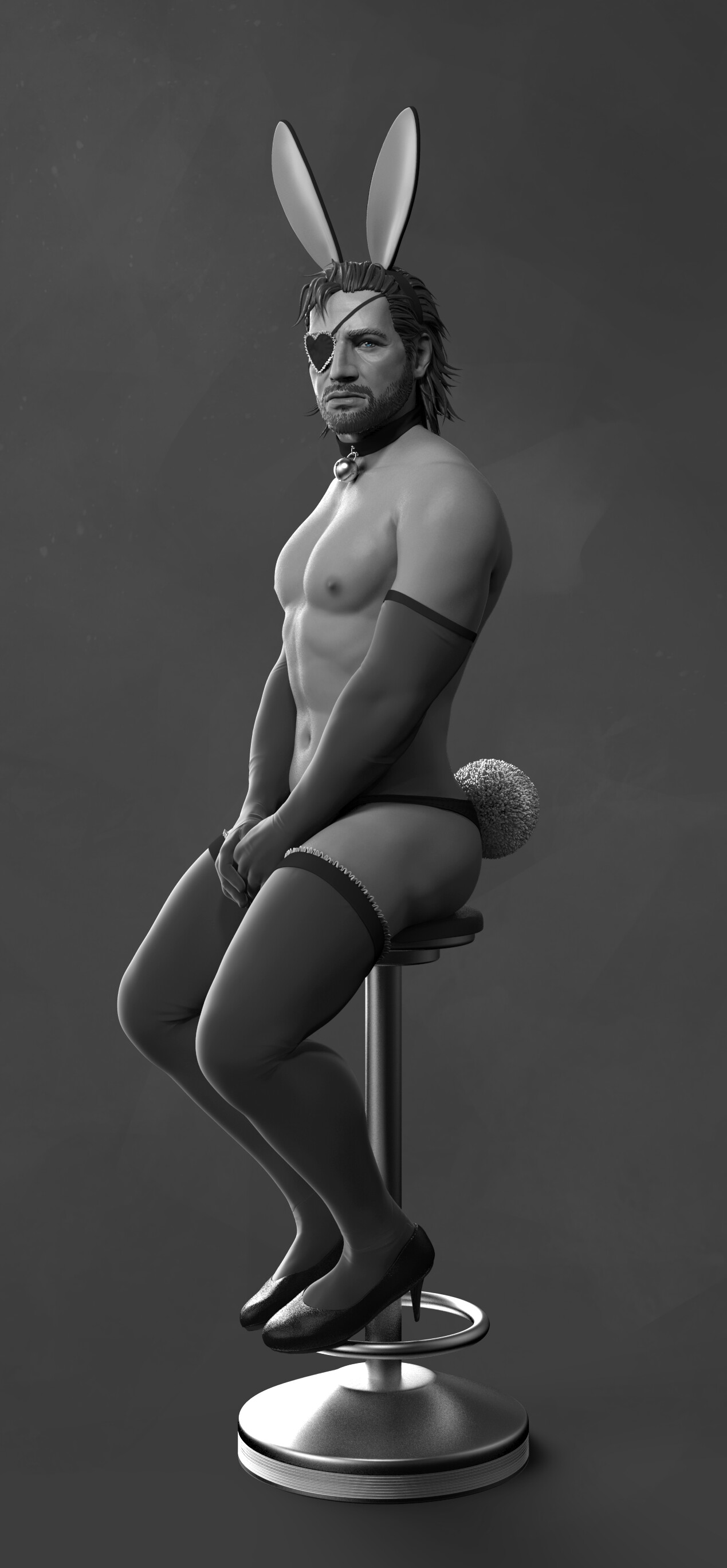 ArtStation - Sexy Bunny Snake