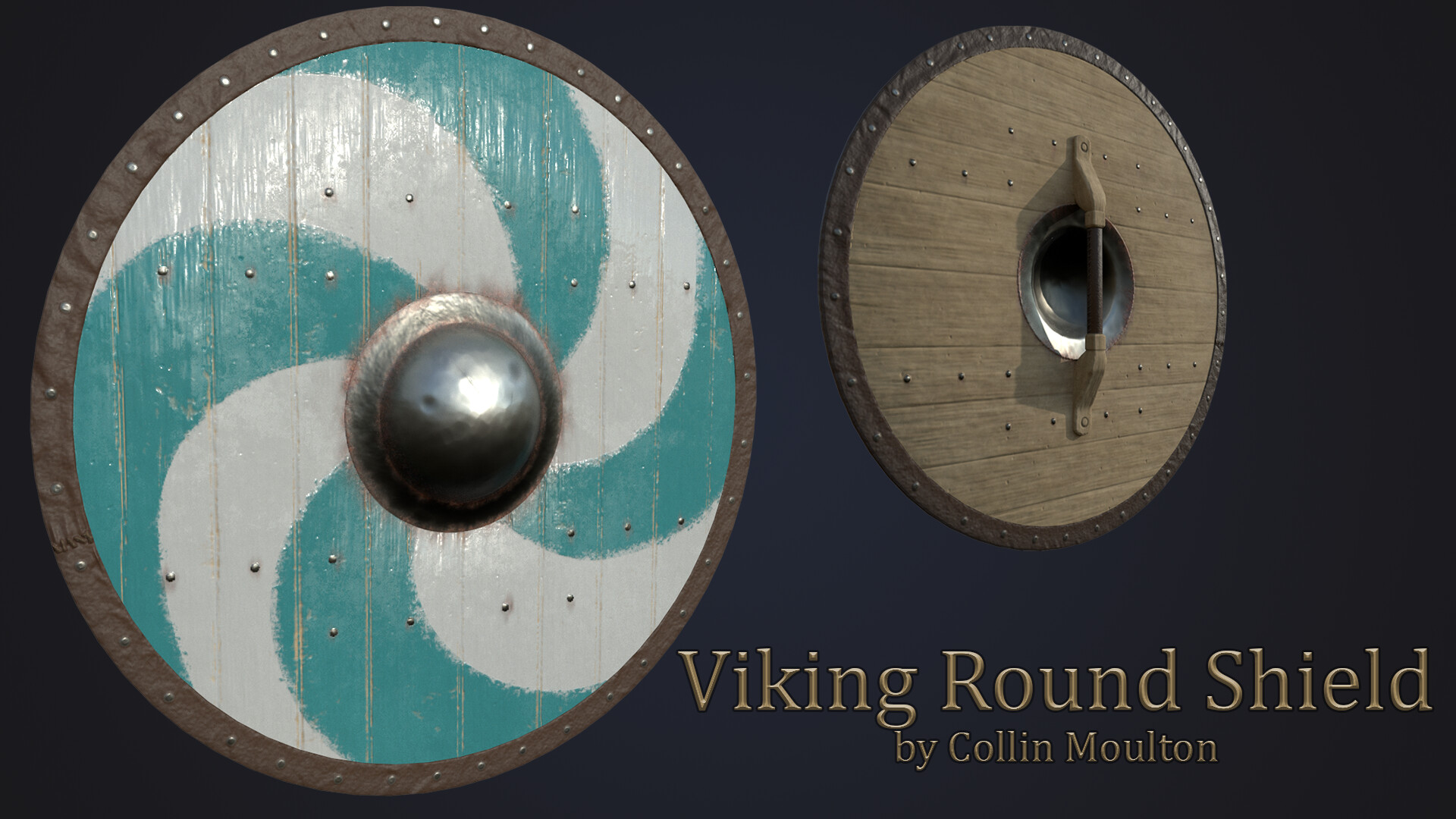 ArtStation - Viking Round Shield