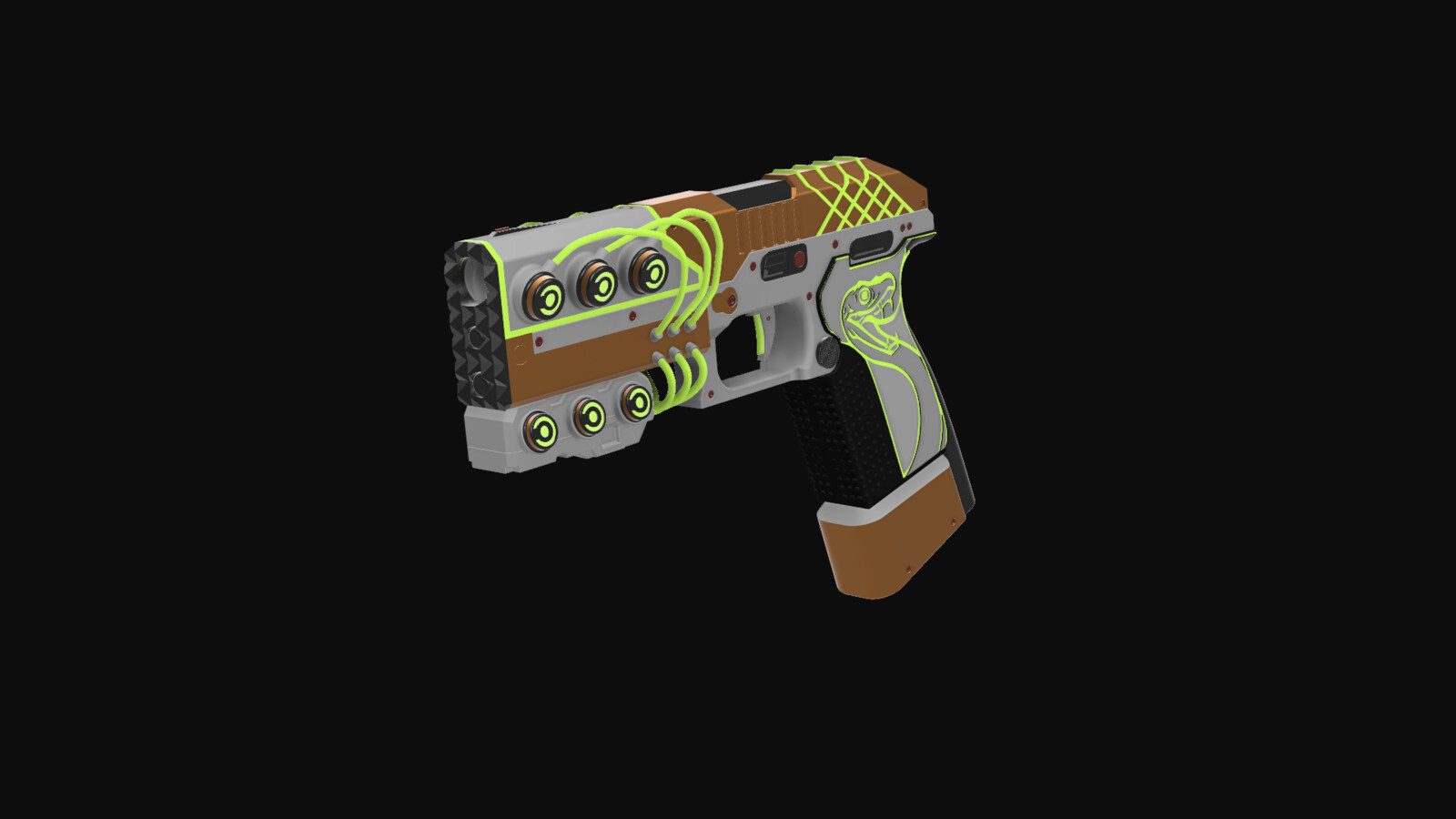 Apex Legends - P2020 Legendaries "Green Mamba" Fan Art