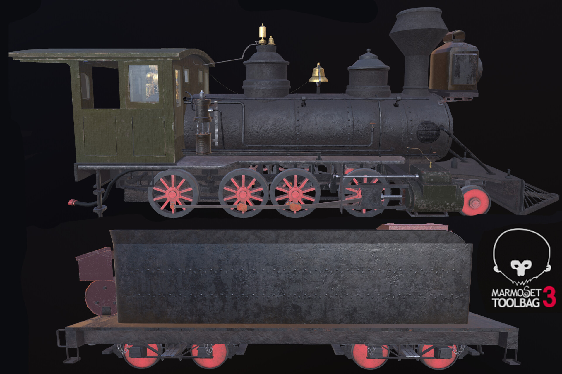 Ant Zero - WILD WEST LOCOMOTIVE for realtime engine