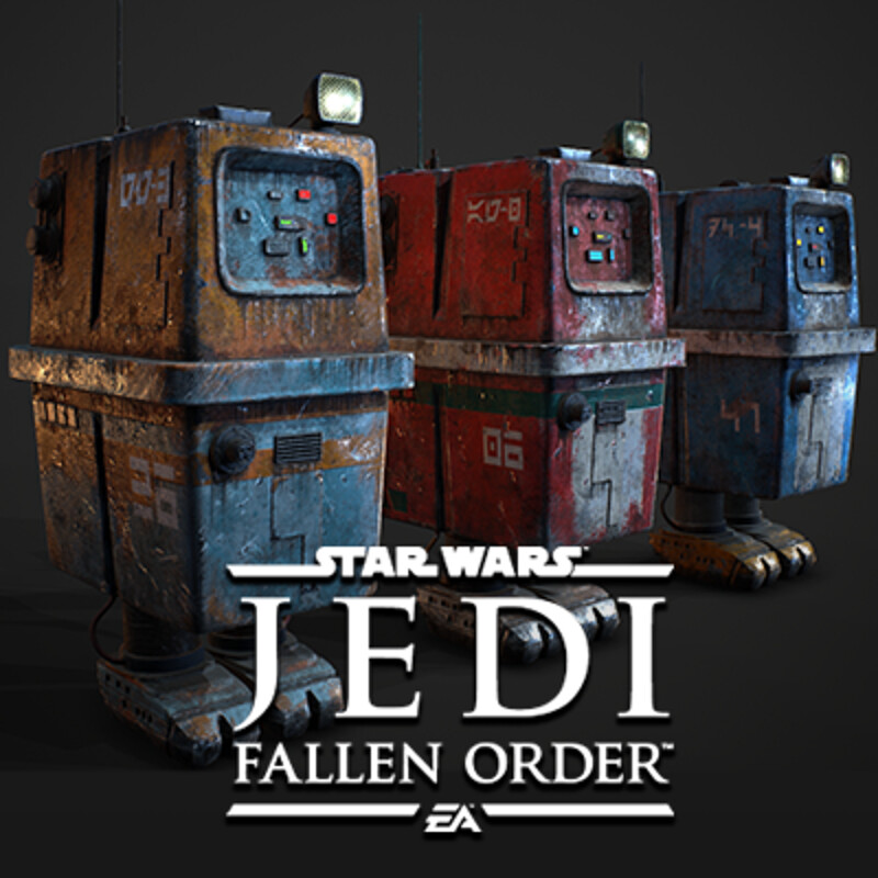 Star Wars Jedi: Fallen Order - Bracca and Flashback Droids