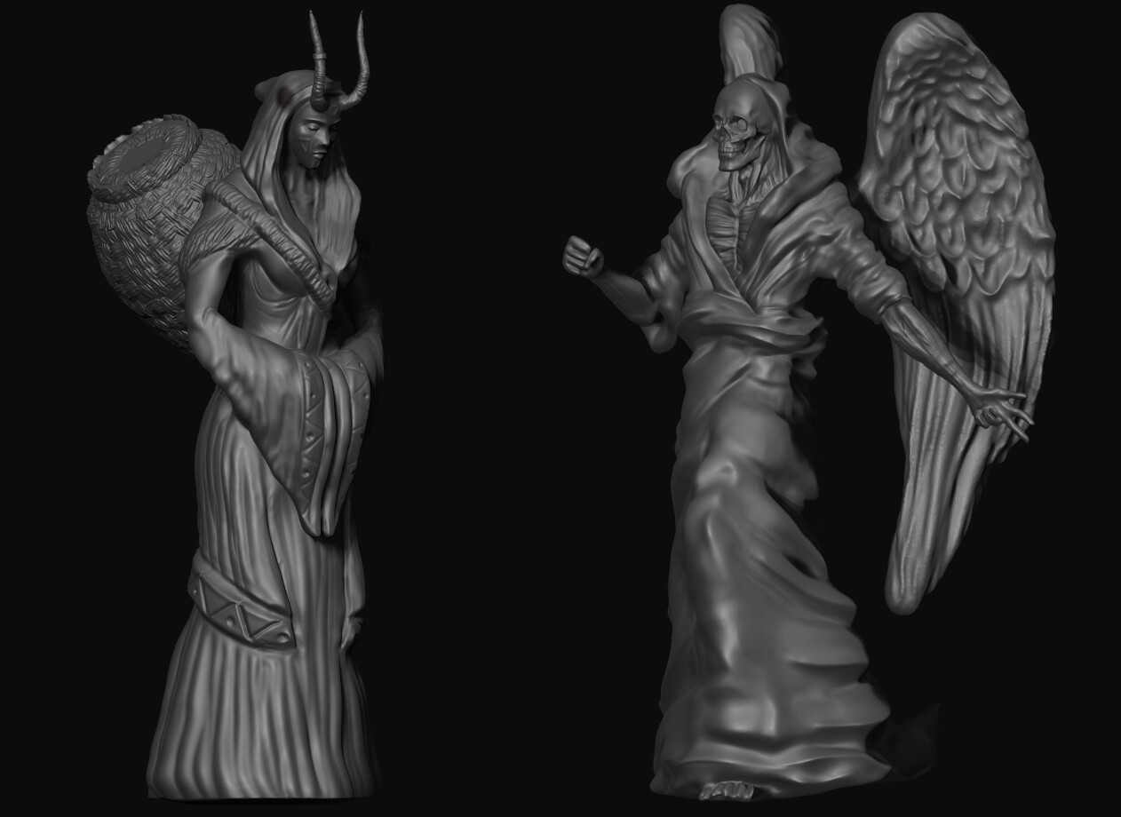 ArtStation Stone Statues