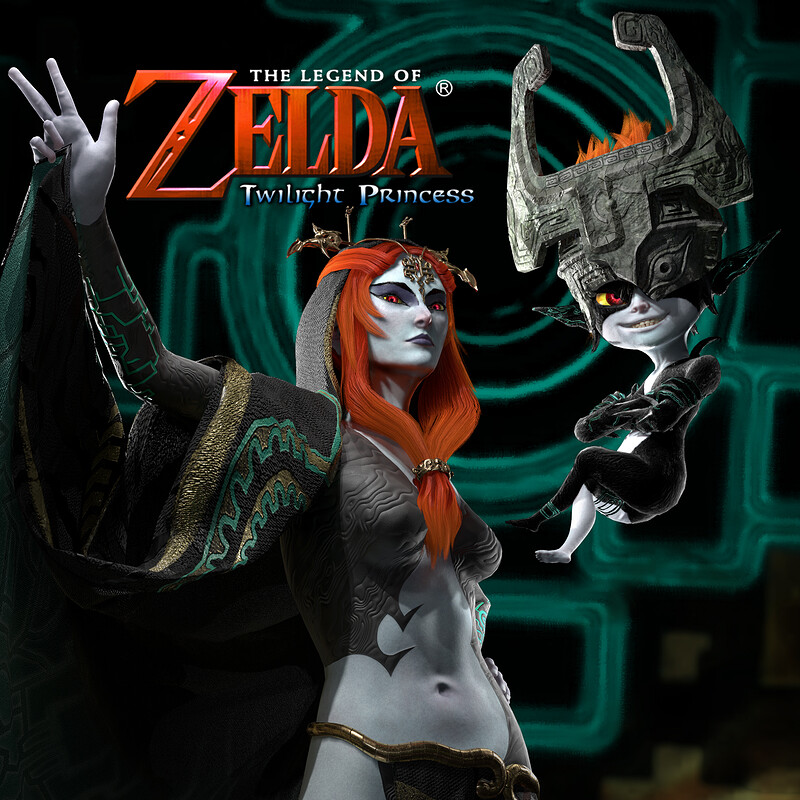 Midna the Twilight Princess - The Legend of Zelda: Twilight Princess  - Fan Art