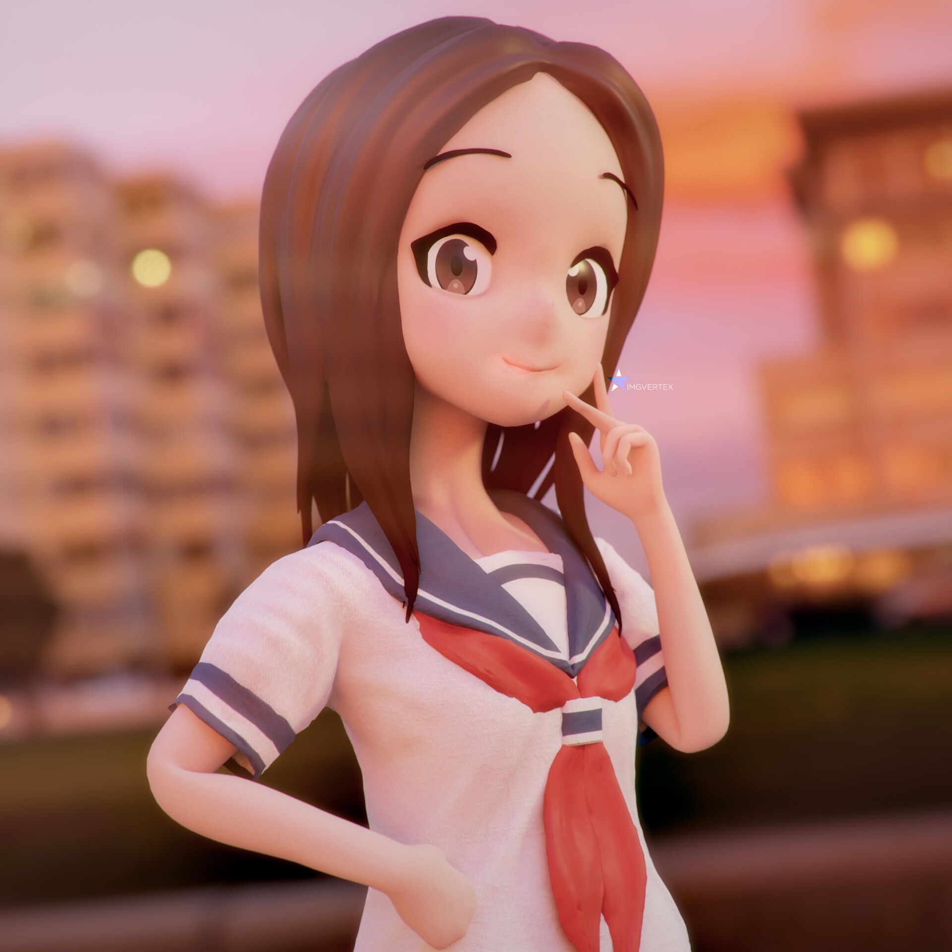 ArtStation - Takagi san [Teasing Master Takagi-san], Vert