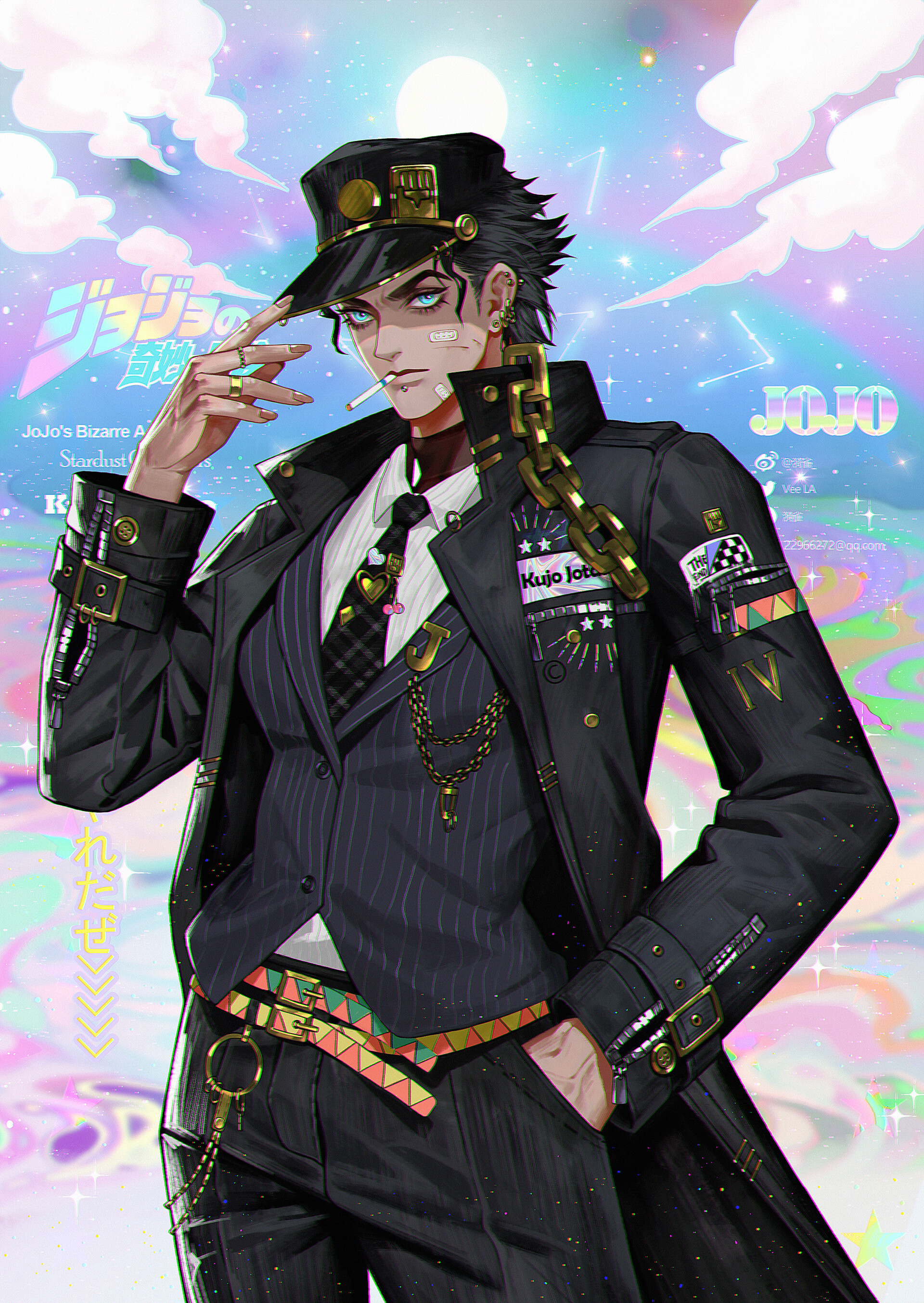 ArtStation - JoJo's Bizarre Adventure Stardust Crusaders- Kujo Jotaro