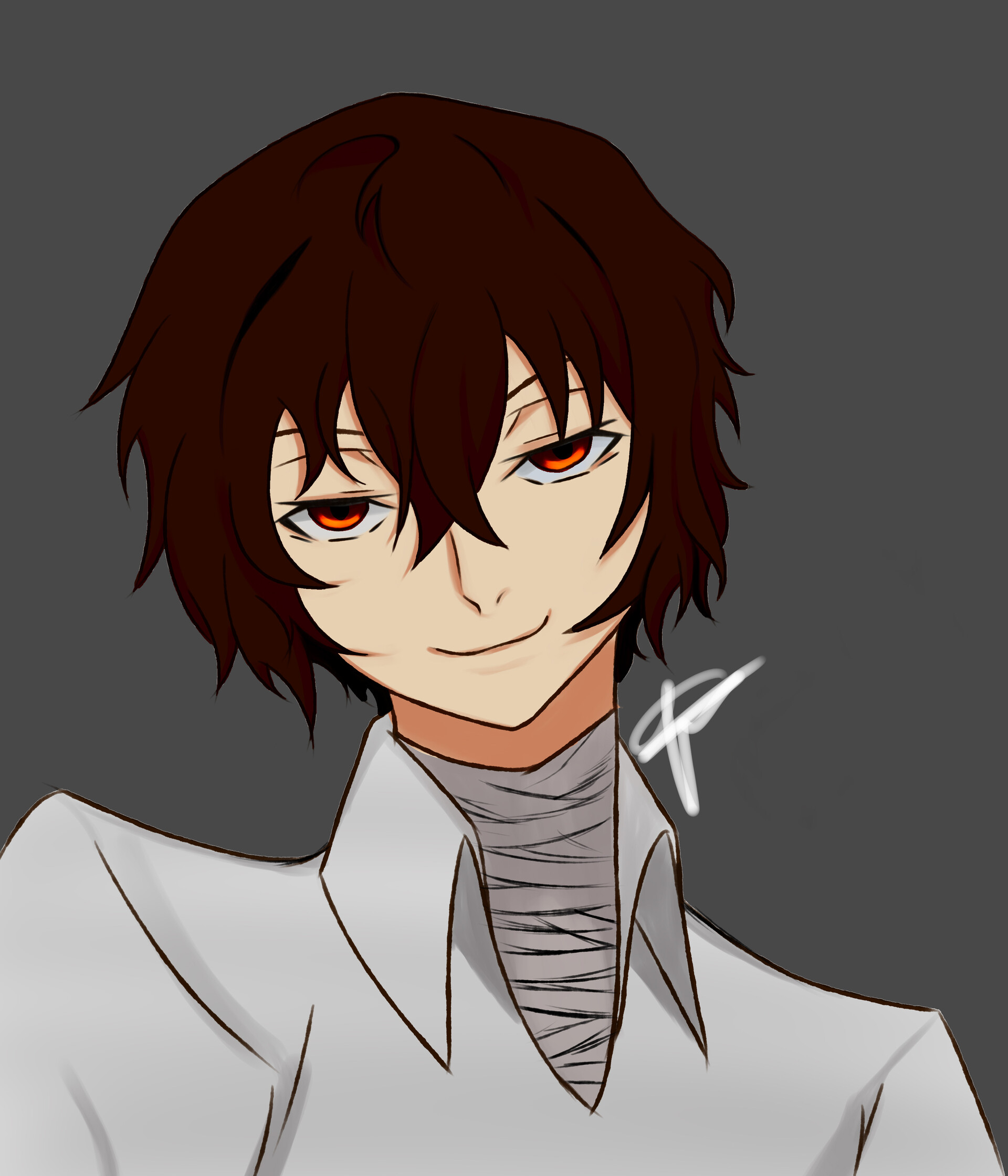 ArtStation - Dazai Osamu (Bungou Stray Dogs)