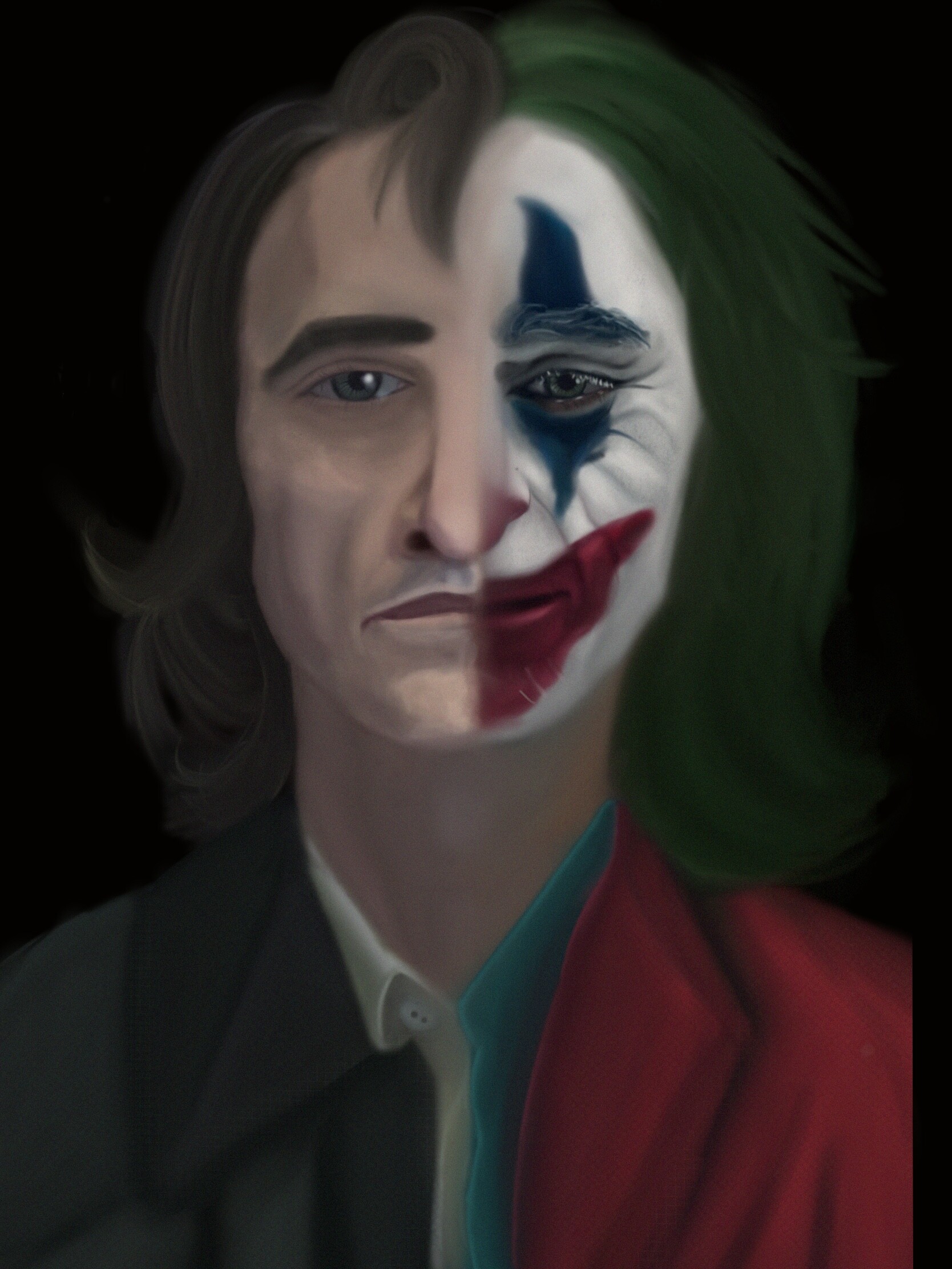 ArtStation - JOKER Portrait (Joaquin Phoenix) 2019