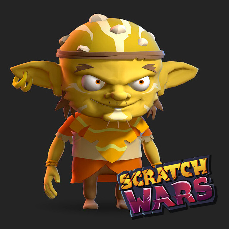 ArtStation - Character models for the game Scratch Wars.