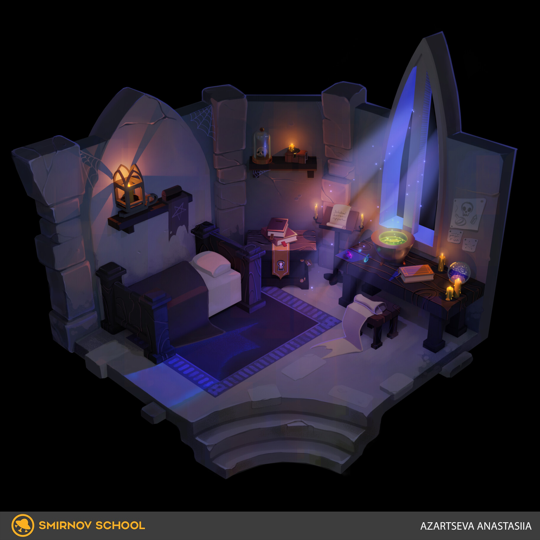 ArtStation - witch room