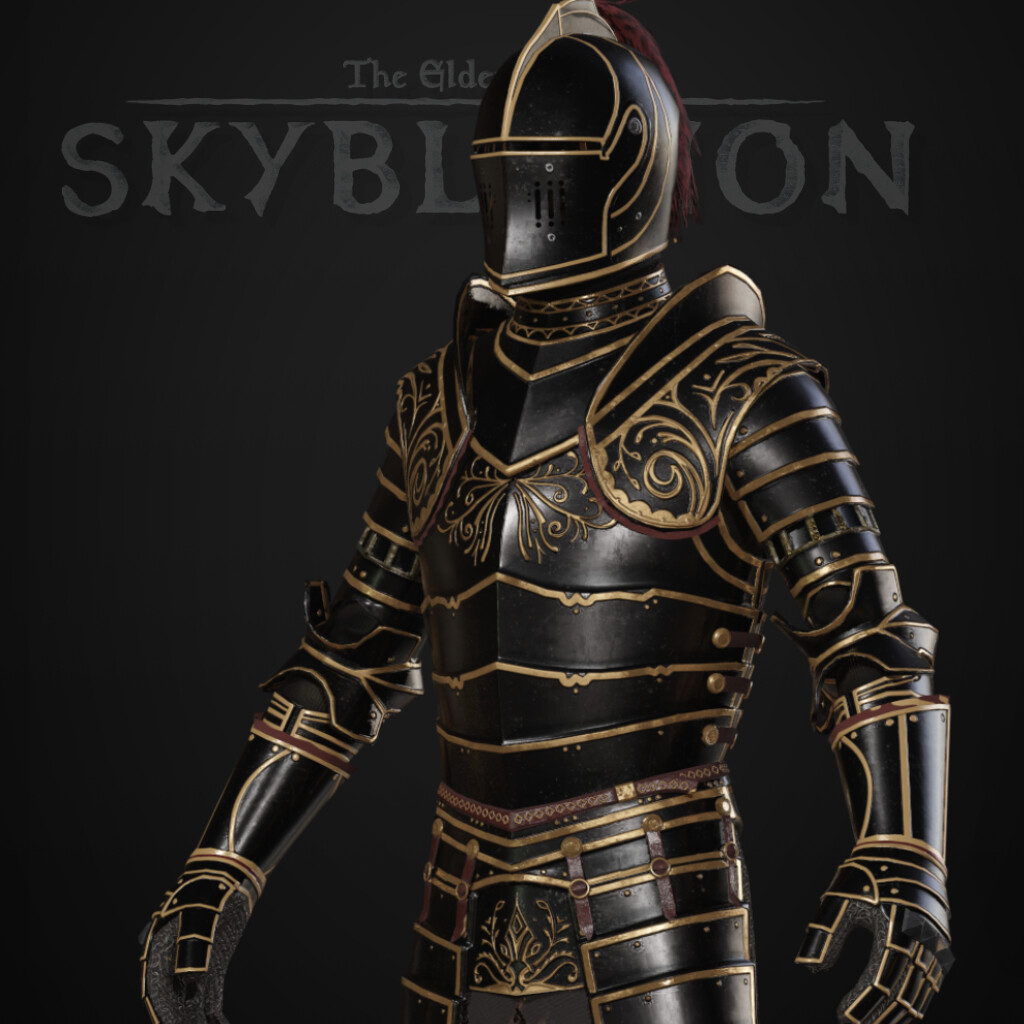 skyrim full ebony armor