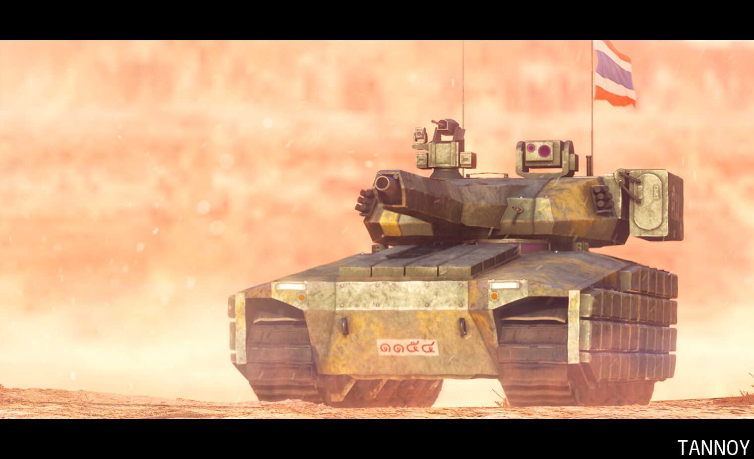 futuristic tanks