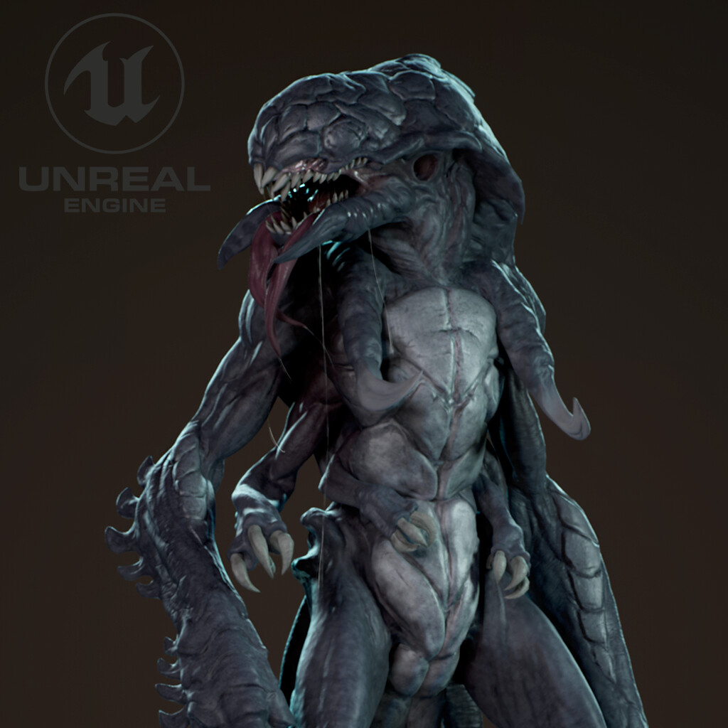 ArtStation - Evil Alien Creature