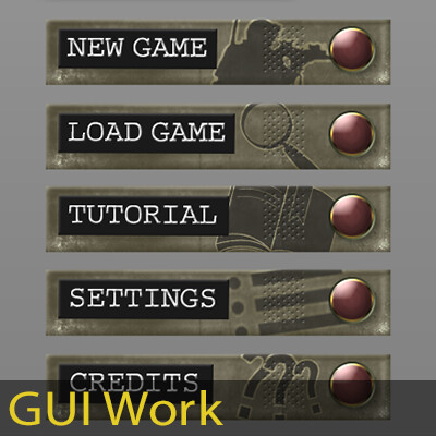 ArtStation - GUI Work