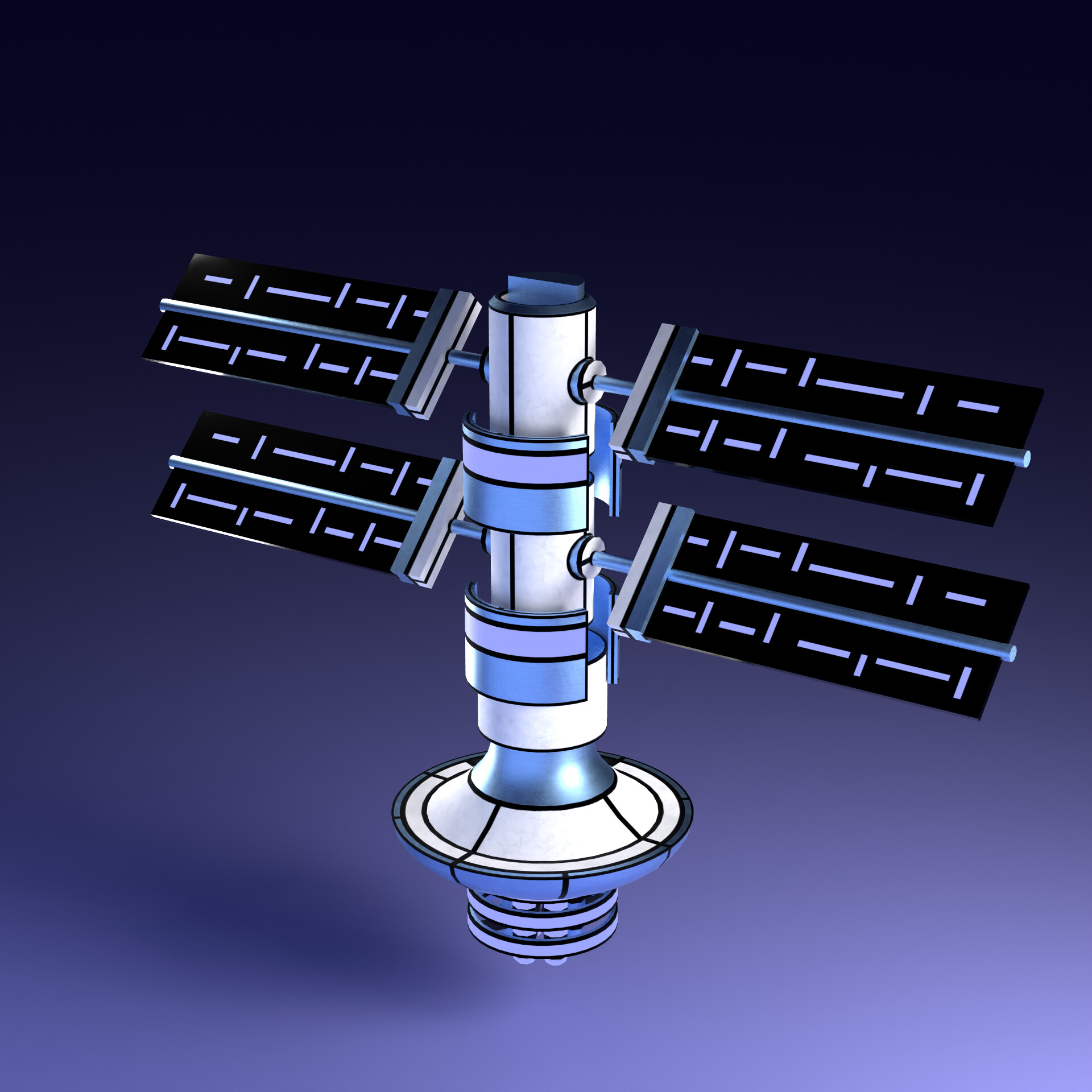 ArtStation Stellar Commanders UCW Faction Attack & Orbital Units