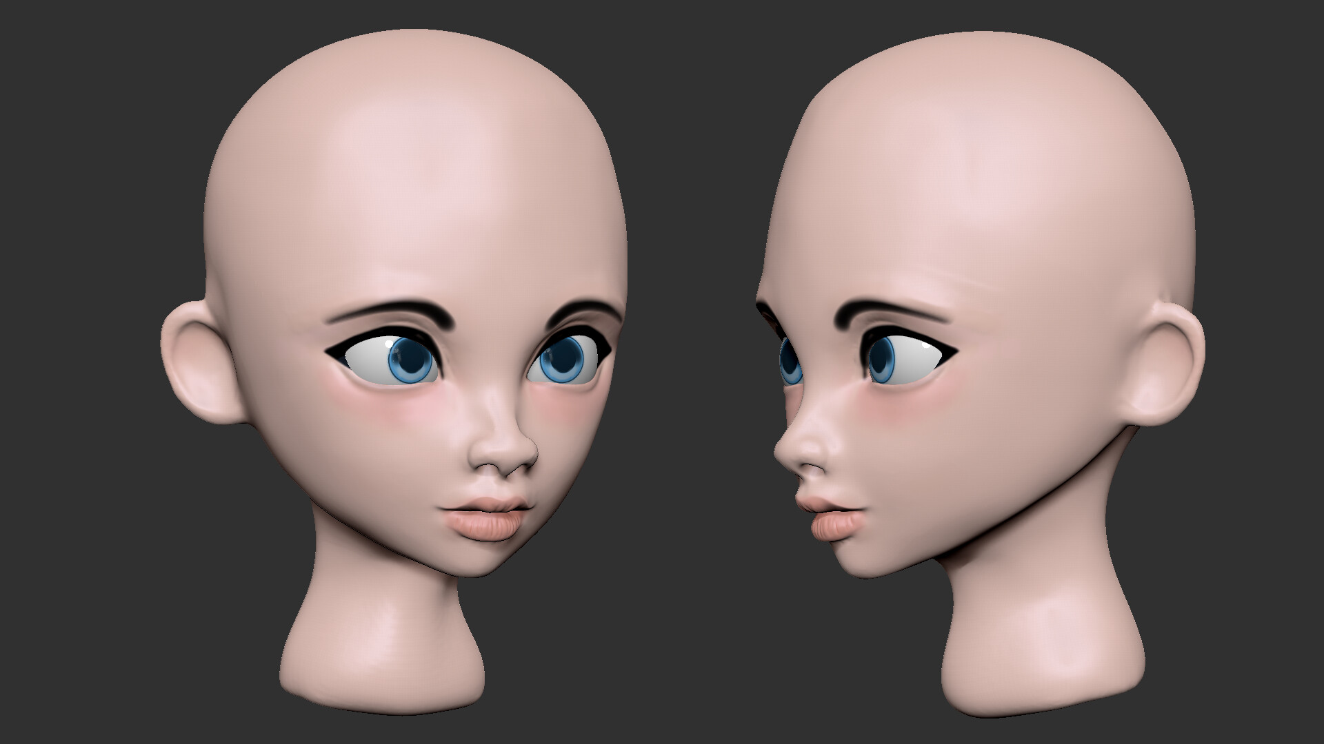 zbrush anime head download