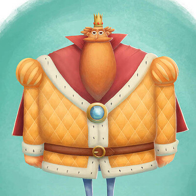 Gary fouchy king character concept web crop