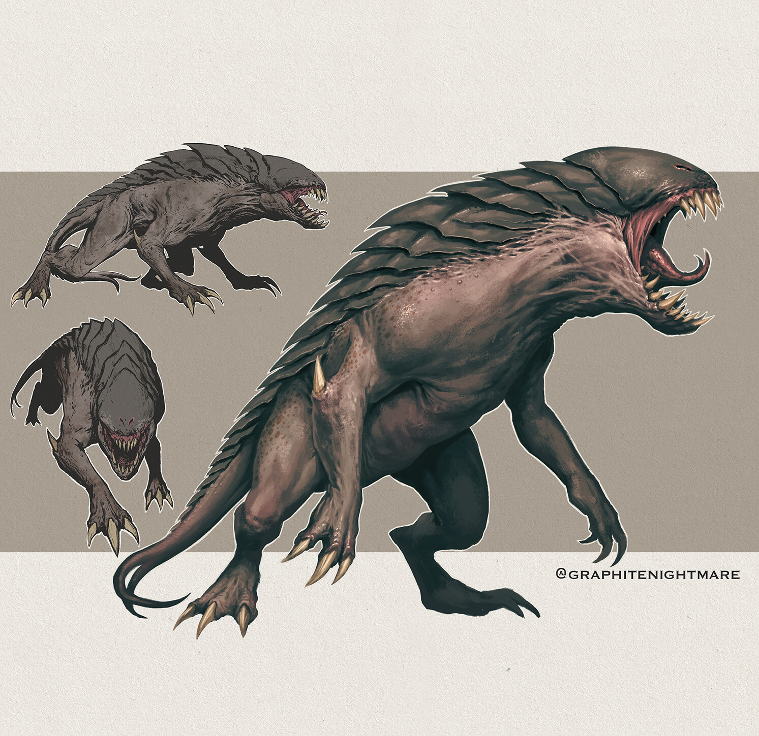 ArtStation - Plated beast design