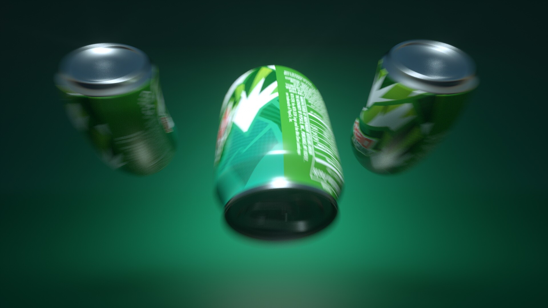 Zoltan Balogh - Jumping soda cans - animation