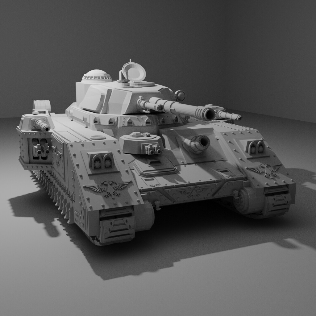 Warhammer 40K Bits Imperial Guard Baneblade Tank Rear Armour Panel /& Hooks