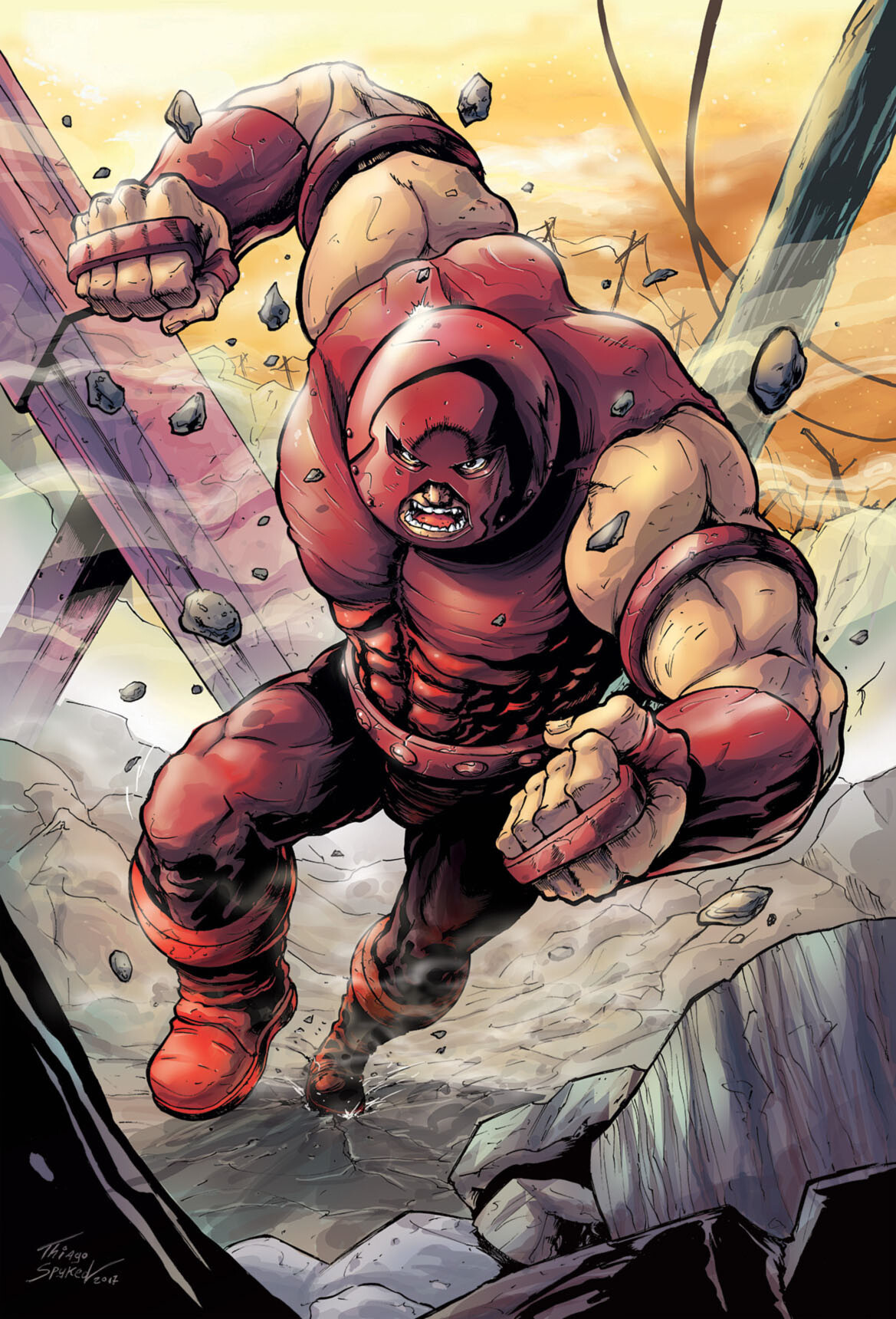 ArtStation - Juggernaut for a tribute to Kirby