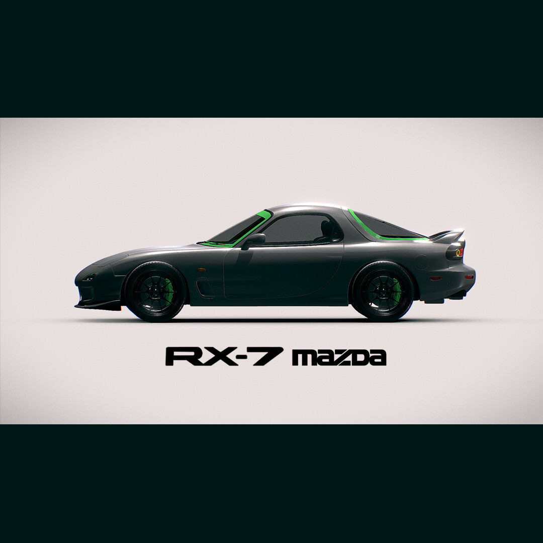ArtStation - Mazda RX-7 1997 LCWorks