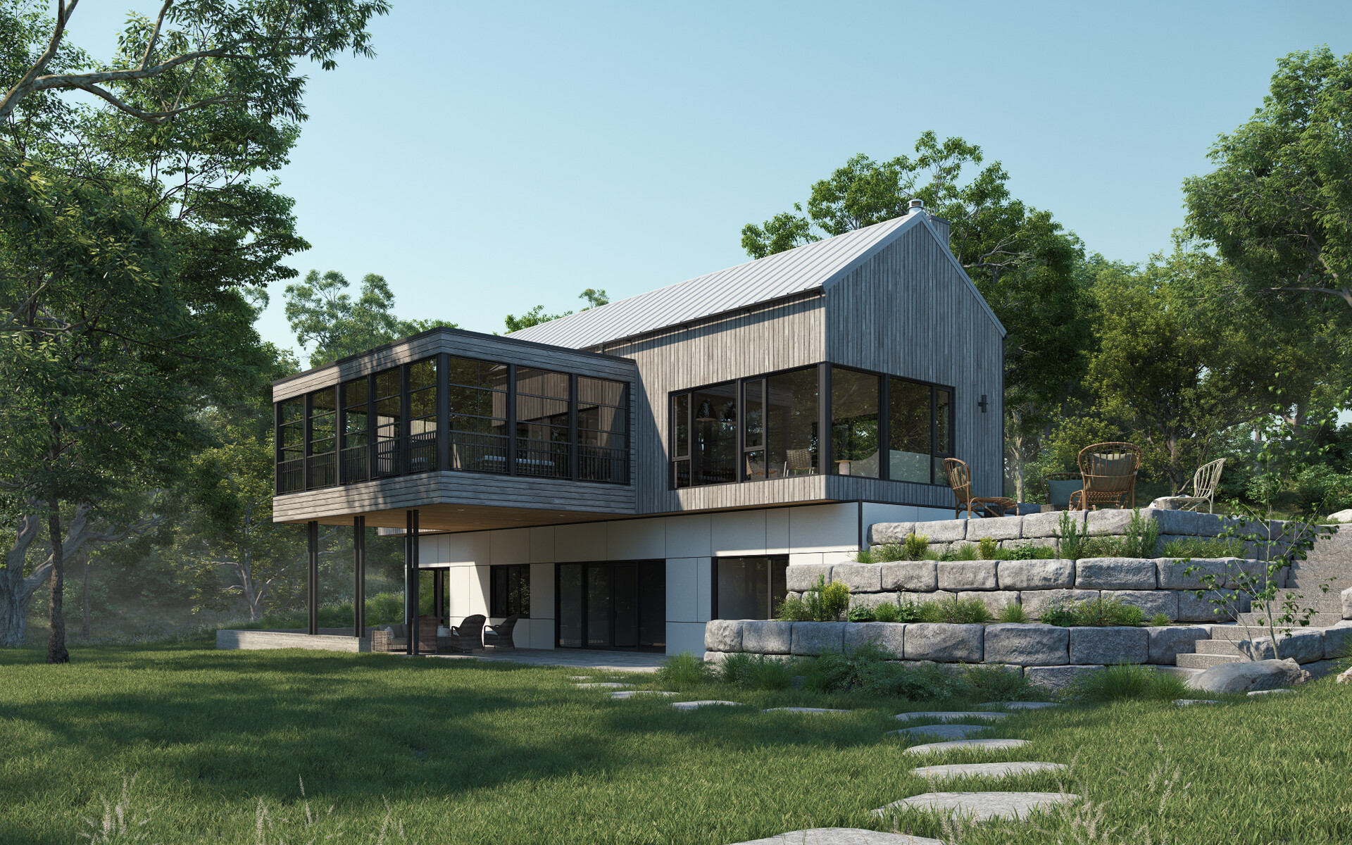 ArtStation - Lakehouse - Architectural Visualization