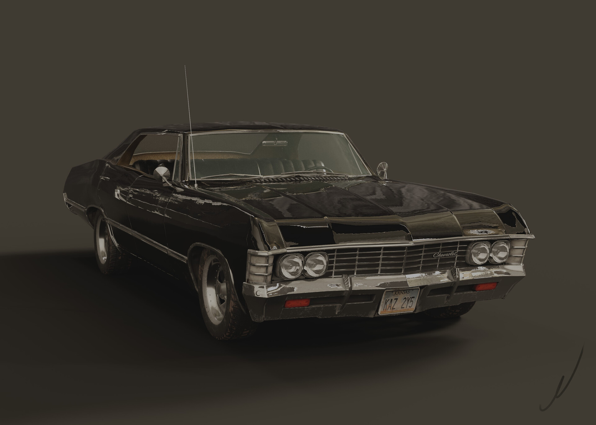 ArtStation - 1967 Chevrolet Impala